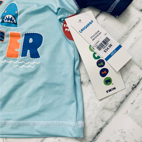 “See Ya Later” Toddler Boy Swim Set | Top & Shorts | Multicolored | NWT | 4T - Picture 5 of 9